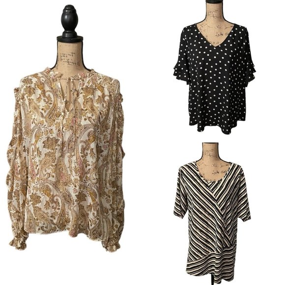 Womens Bundle of Blouses XL‎ - Picture 1 of 8